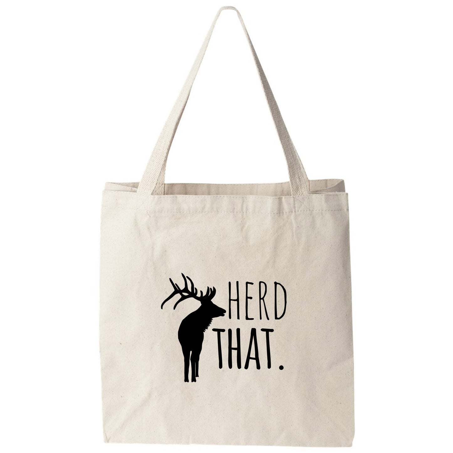 a tote bag with the words herd that printed on it