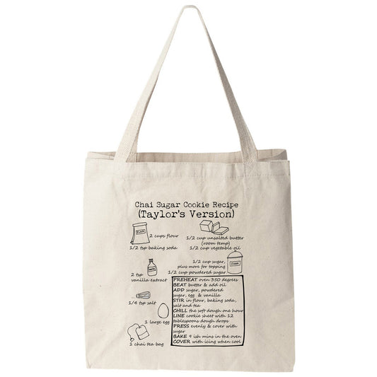 a tote bag with instructions on it