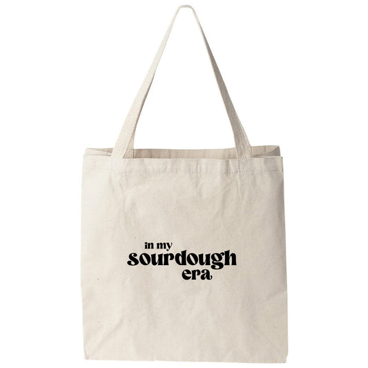 a white tote bag with the words, i'm my sourdouugh