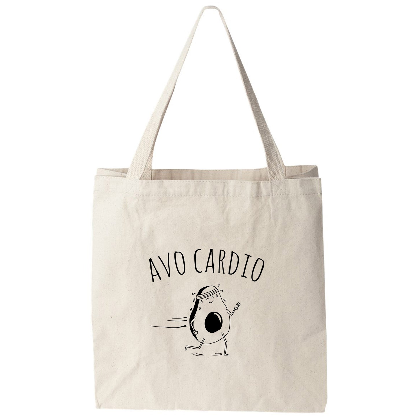 a tote bag with a cartoon character on it