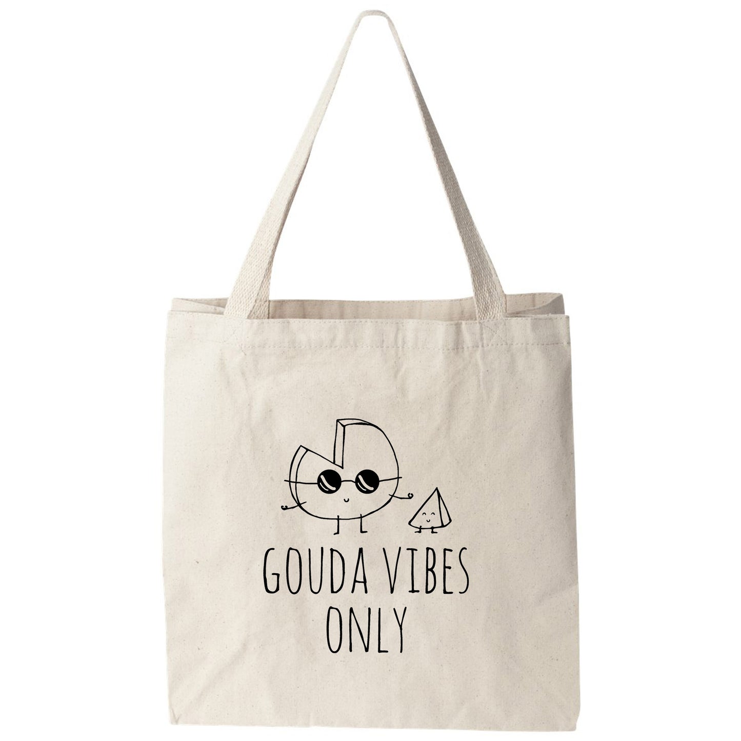 a tote bag that says goula vibes only