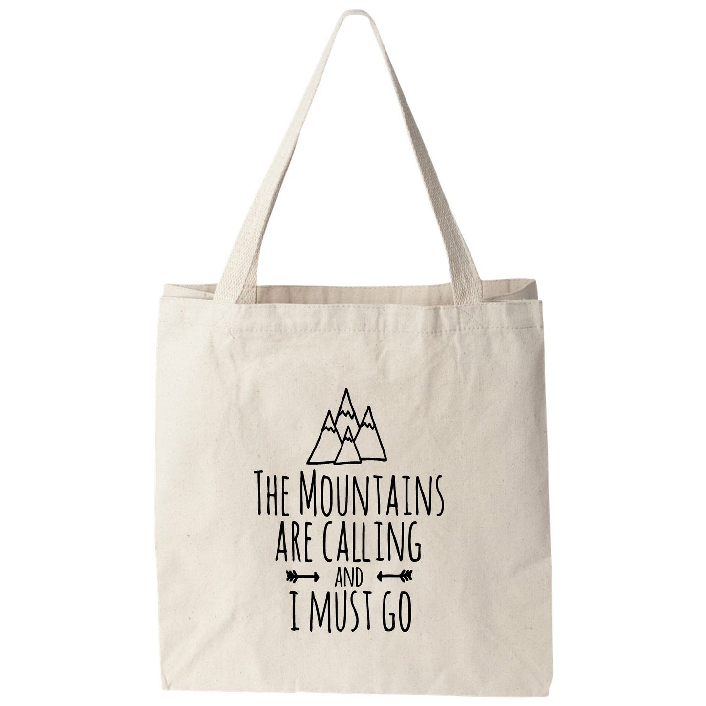 the mountains are calling and i must go tote bag