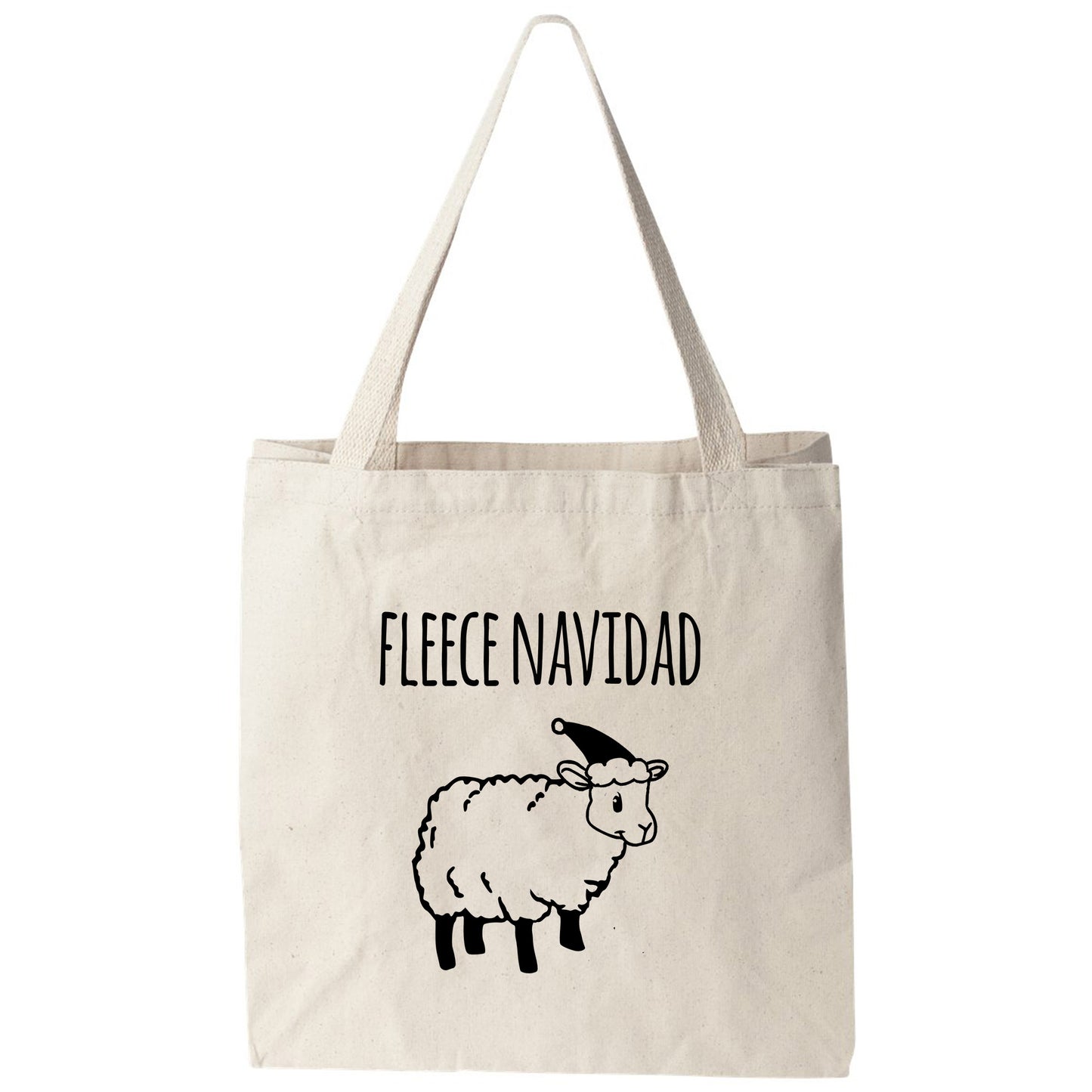 a tote bag with a picture of a sheep