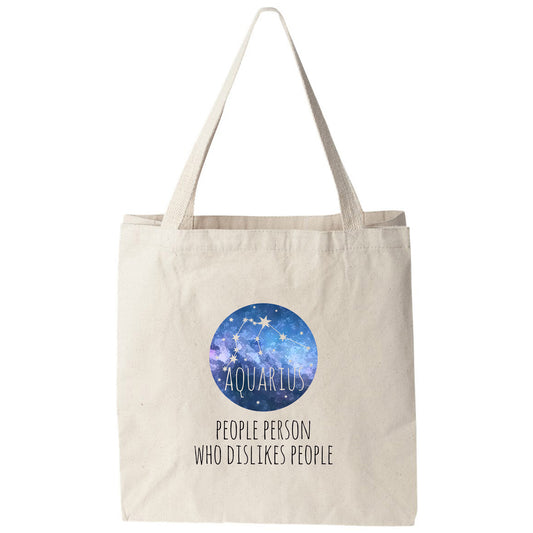 a tote bag with the words people person who likes people on it