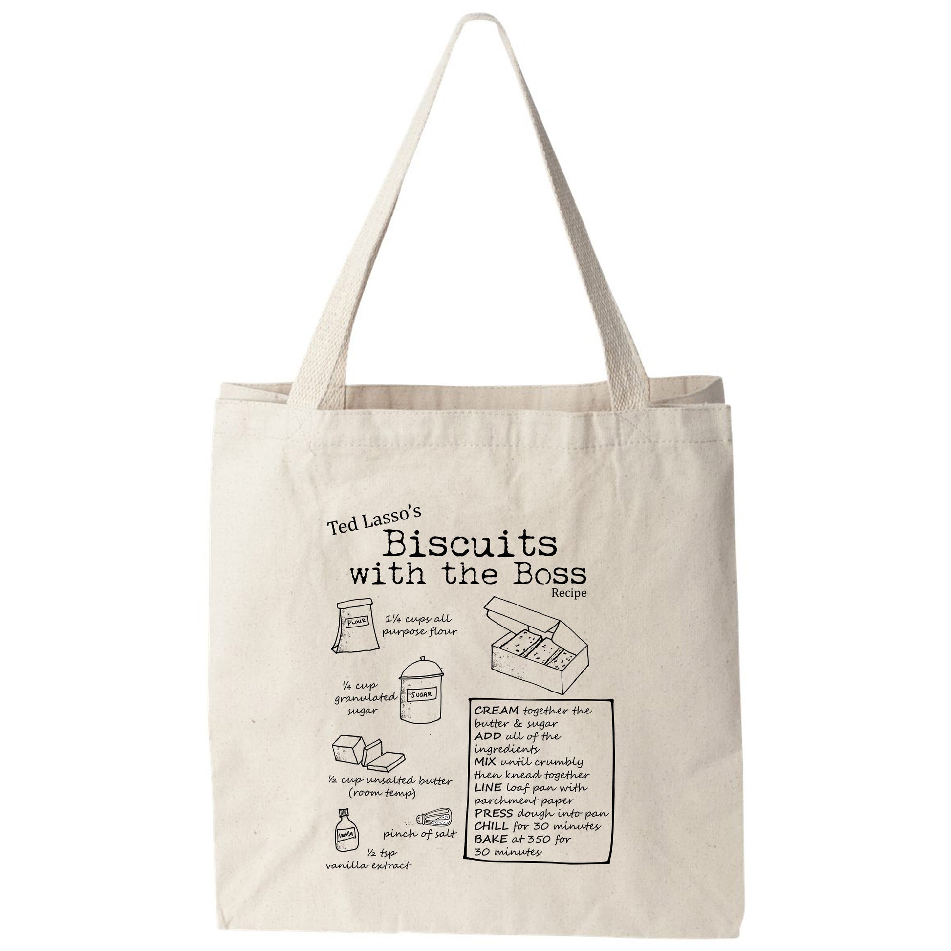 a tote bag with instructions on it