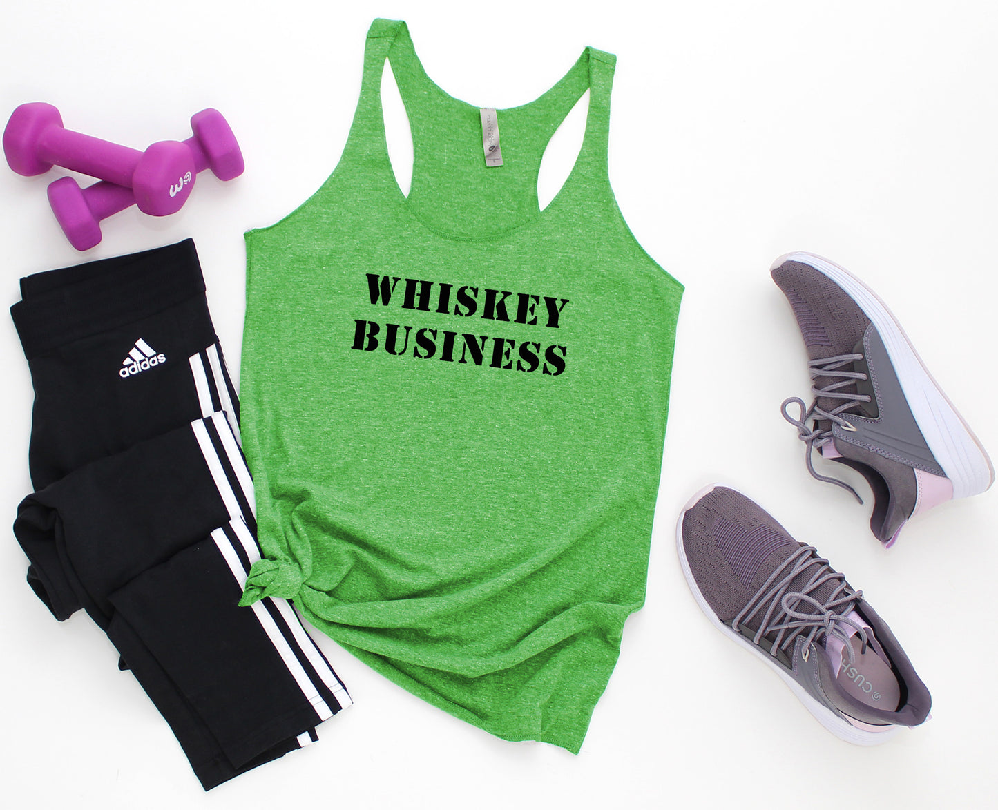 Whiskey Business - Women's Tank - Heather Gray, Tahiti, or Envy