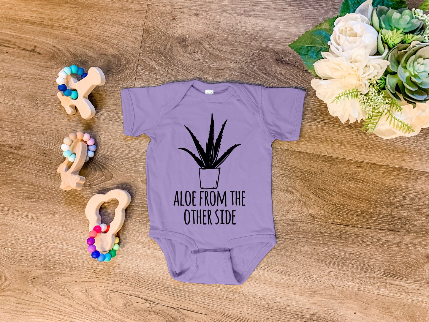 Aloe From The Other Side - Onesie - Heather Gray, Chill, or Lavender