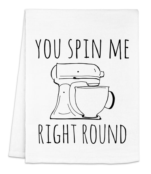 you spin me right round kitchen towel