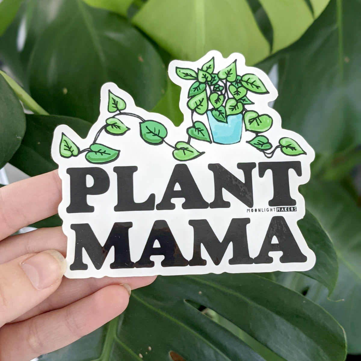Plant Mama Die Cut Sticker – Moonlight Makers Retail