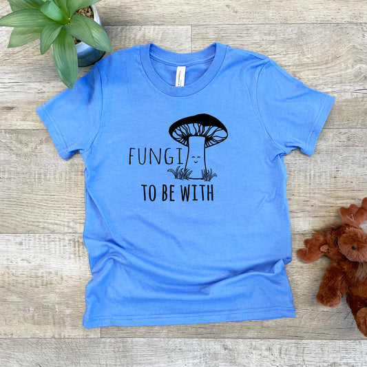 Fungi To Be With (Mushroom) - Kid's Tee - Columbia Blue or Lavender