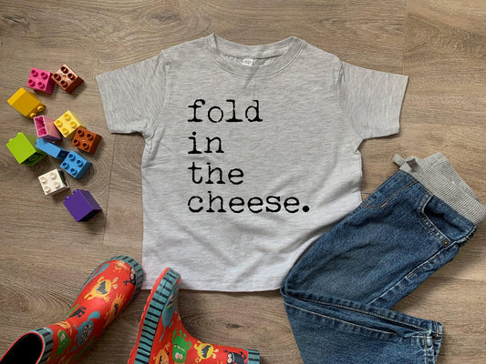 Fold In The Cheese (Schitt's Creek) - Toddler Tee - Heather Gray