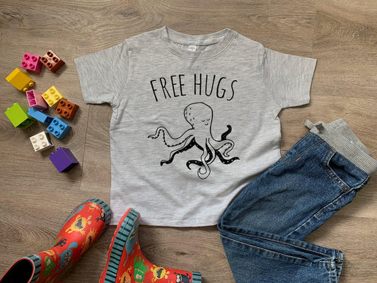 Free Hugs - Toddler Tee - Heather Gray