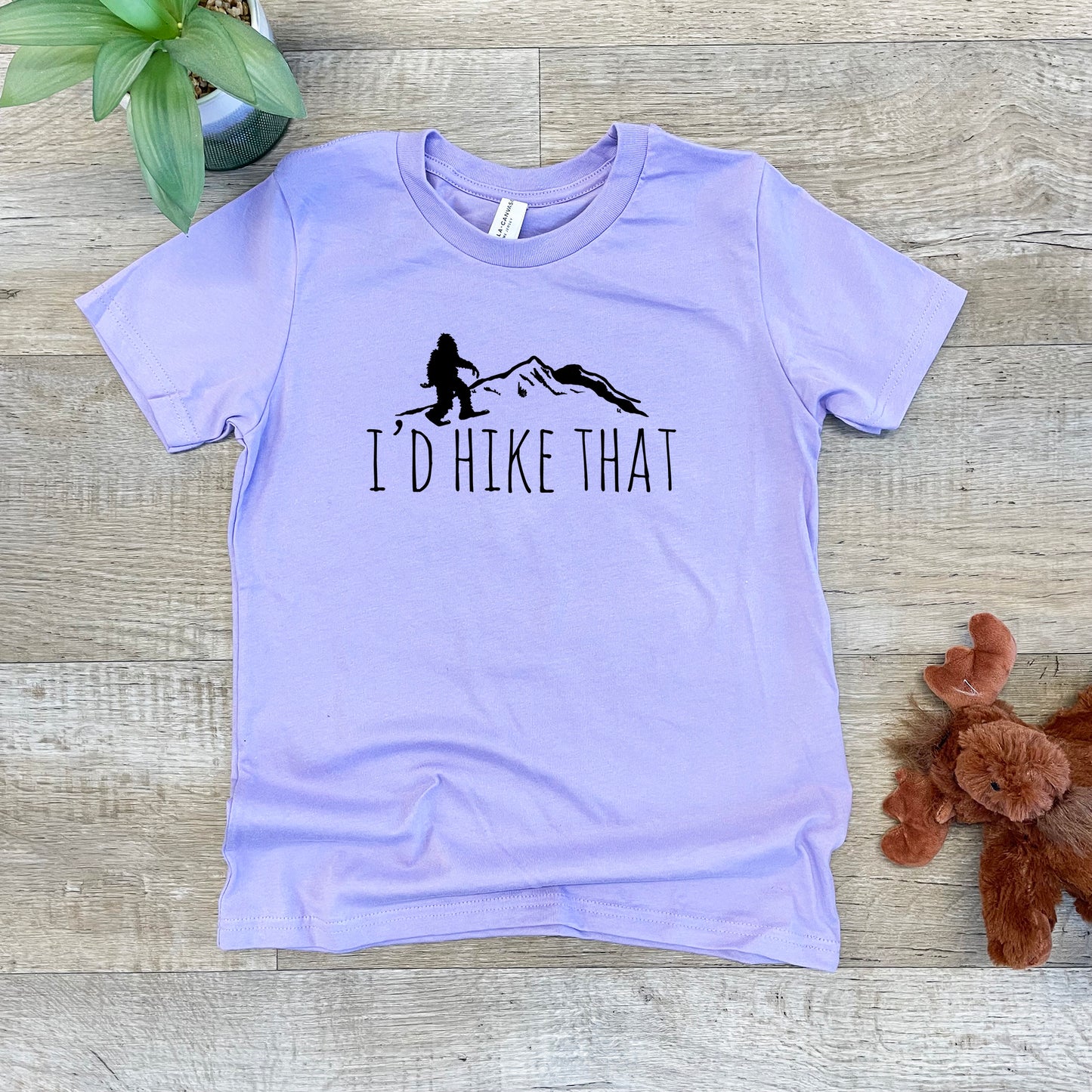 I'd Hike That - Kid's Tee - Columbia Blue or Lavender