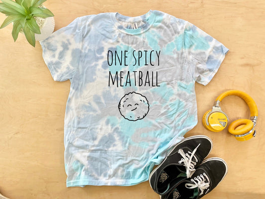 One Spicy Meatball - Mens/Unisex Tie Dye Tee - Blue