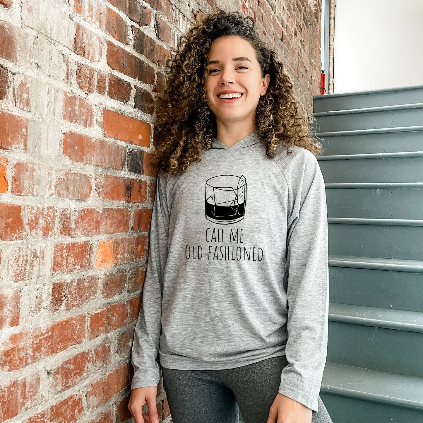 Call Me Old Fashioned (Bourbon) - Unisex T-Shirt Hoodie - Heather Gray