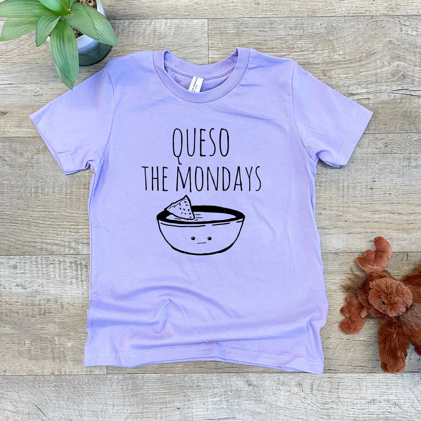 Queso The Mondays (Tacos) - Kid's Tee - Columbia Blue or Lavender