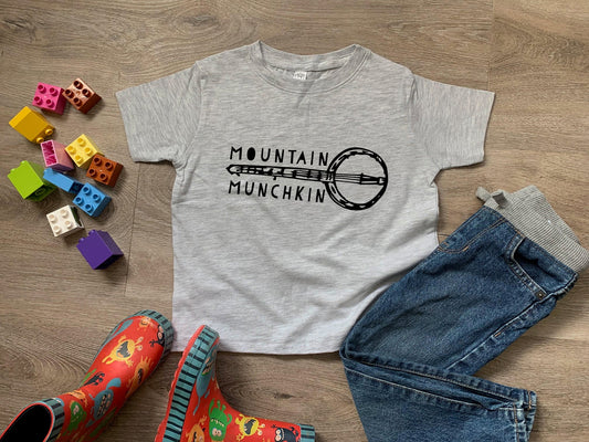 Mountain Munchkin - Toddler Tee - Heather Gray