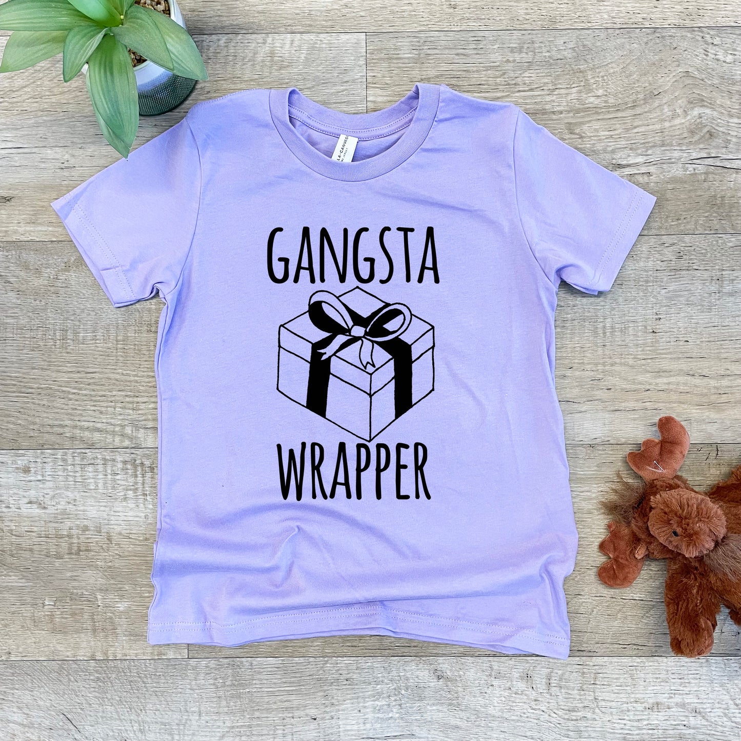 Gangsta Wrapper - Kid's Tee - Columbia Blue or Lavender