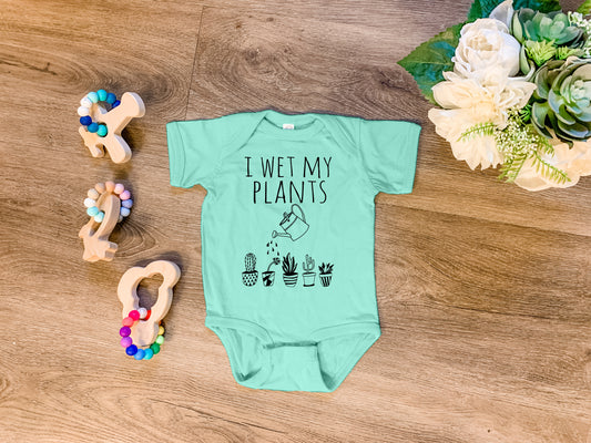 I Wet My Plants - Onesie - Heather Gray, Chill, or Lavender
