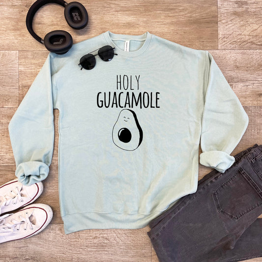Holy Guacamole - Unisex Sweatshirt - Heather Gray or Dusty Blue