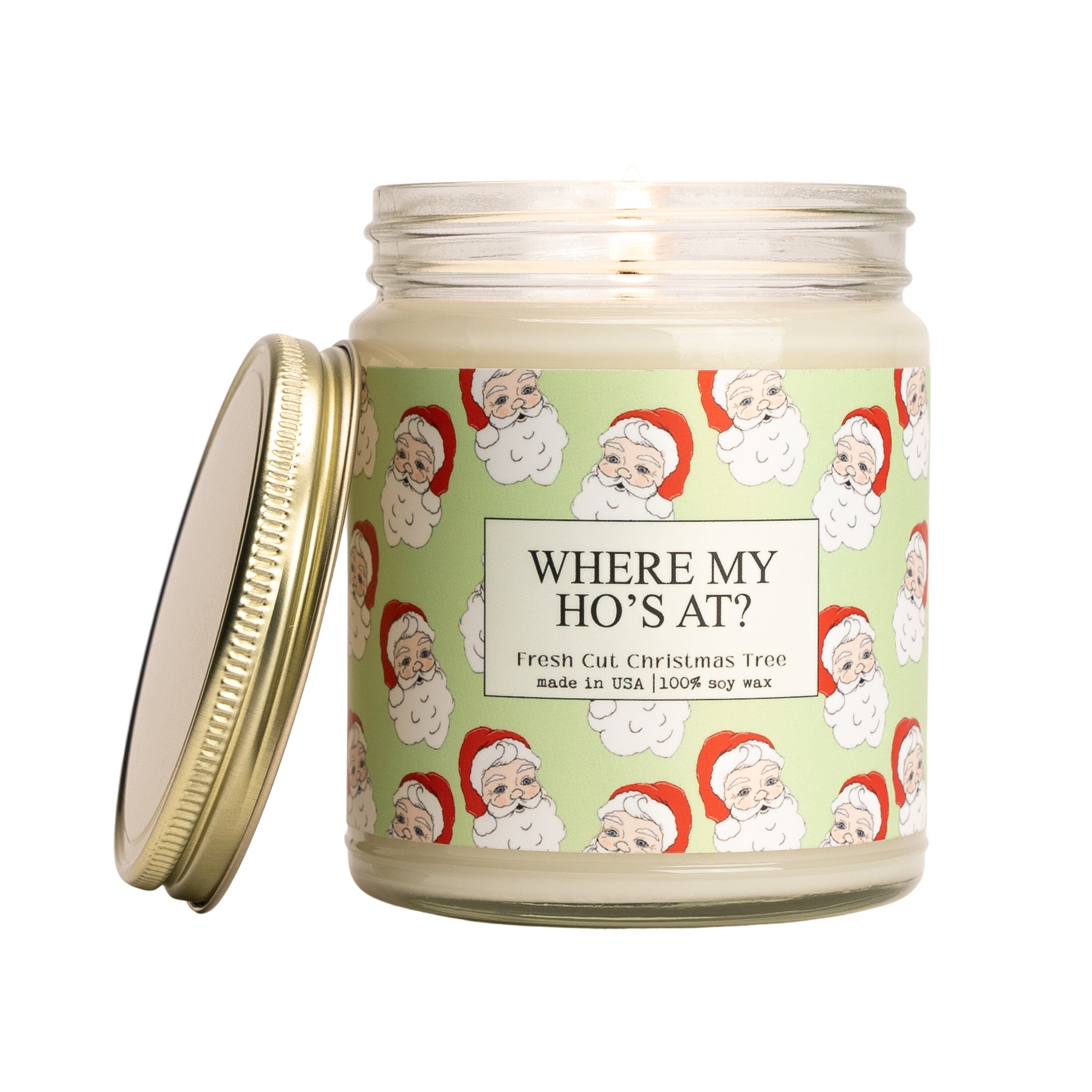 I Do it for the Ho's Funny Christmas Candle – hello-you-candles