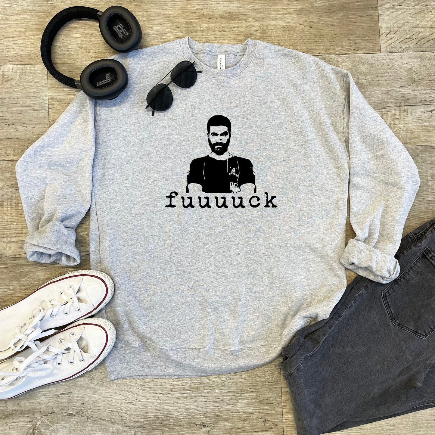 Fuuuuck (Roy Kent) - Unisex Sweatshirt - Dusty Blue or Athletic Heather