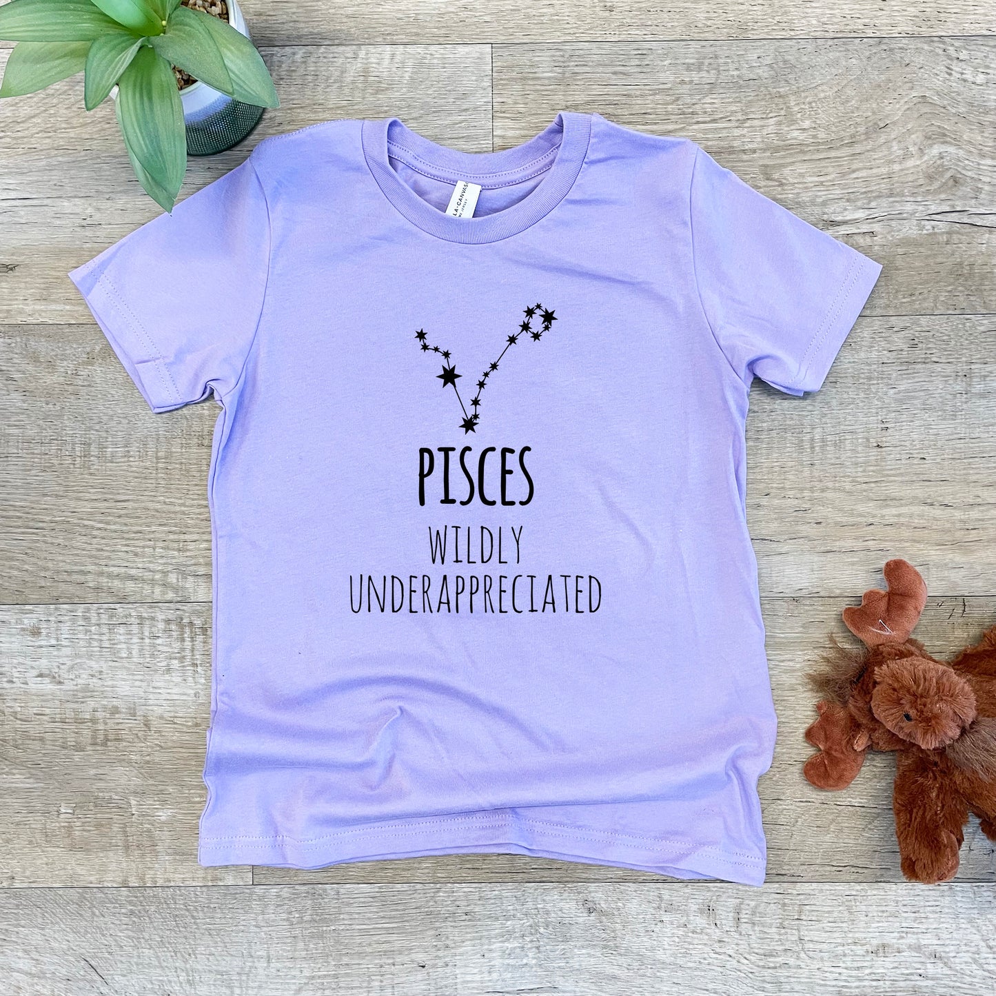 Pisces (Wildly Underappreciated) - Kid's Tee - Columbia Blue or Lavender