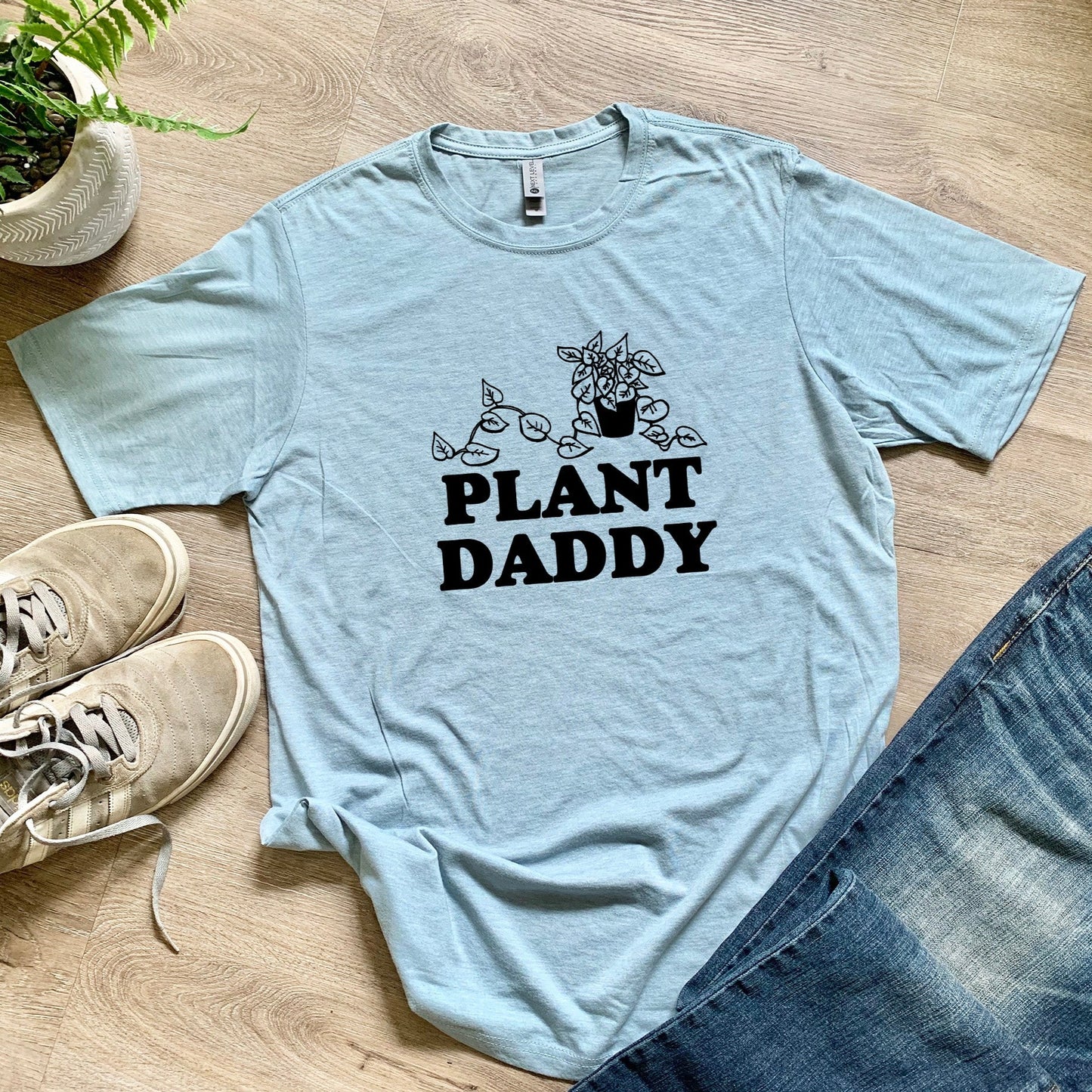Plant Daddy - Men's / Unisex Tee - Stonewash Blue or Sage