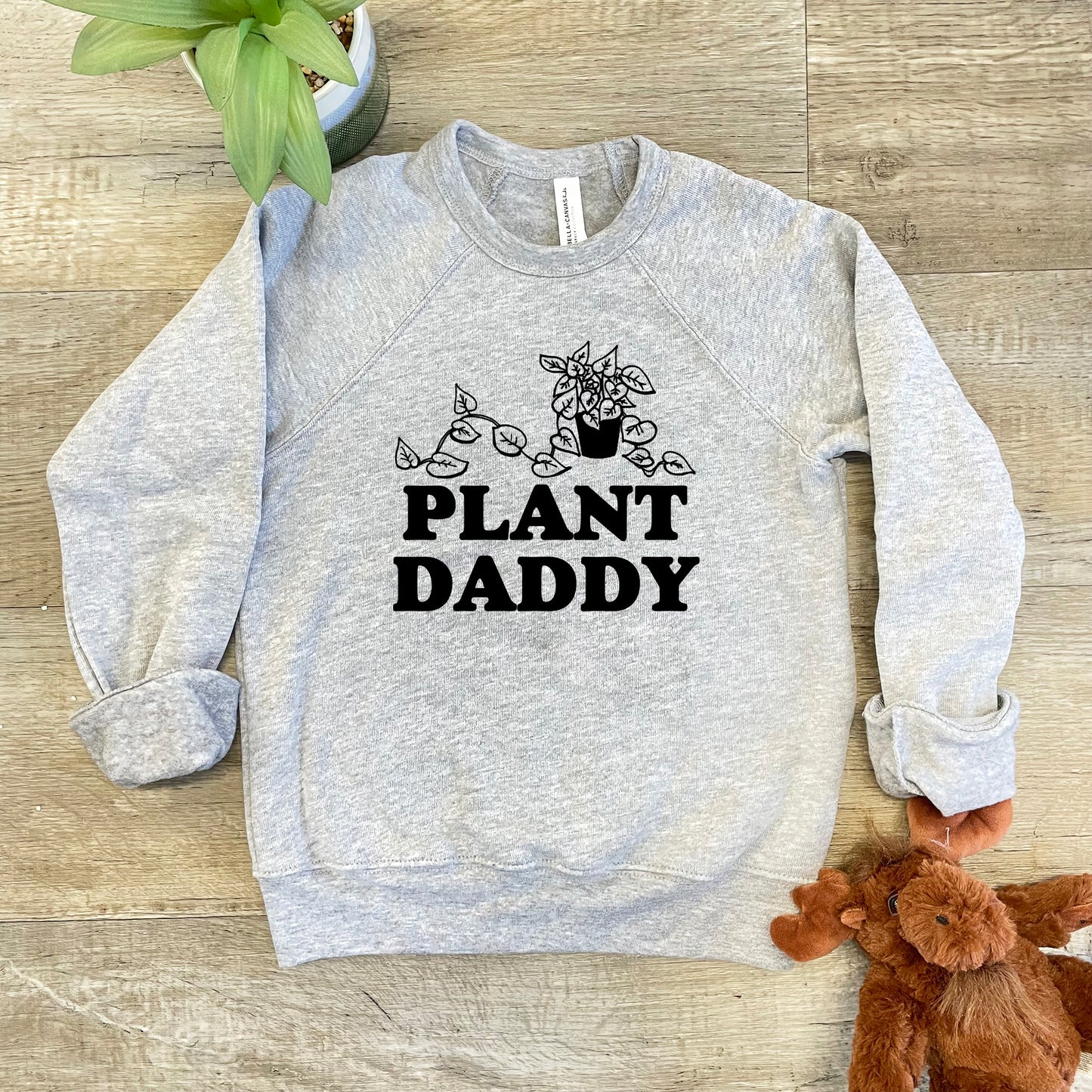Plant Daddy - Kid's Sweatshirt - Heather Gray or Mauve