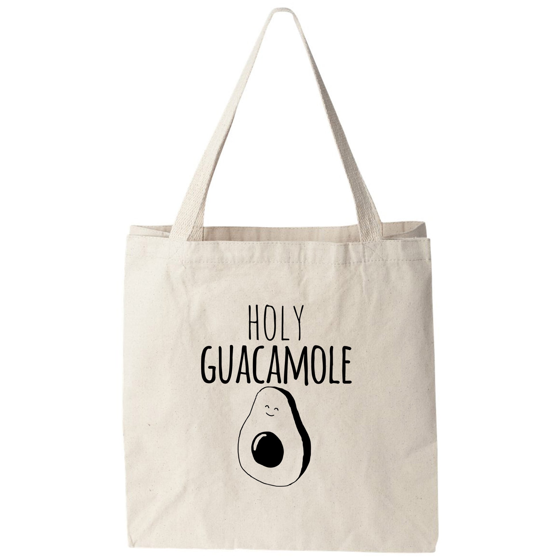 a tote bag with an avocado on it