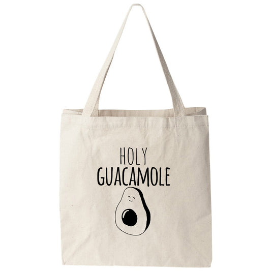 a tote bag with an avocado on it