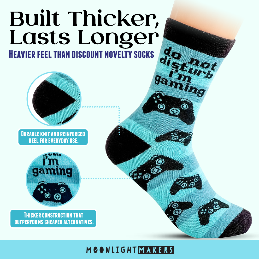 SALE Leave Me Alone I'm Gaming Funny Socks