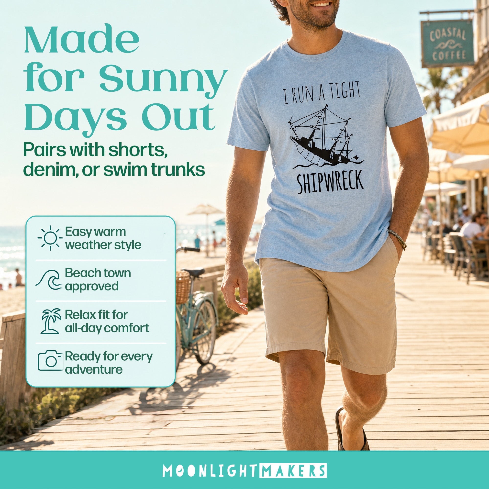 Beach Better Have My Money (Shark) - Men's / Unisex Tee
