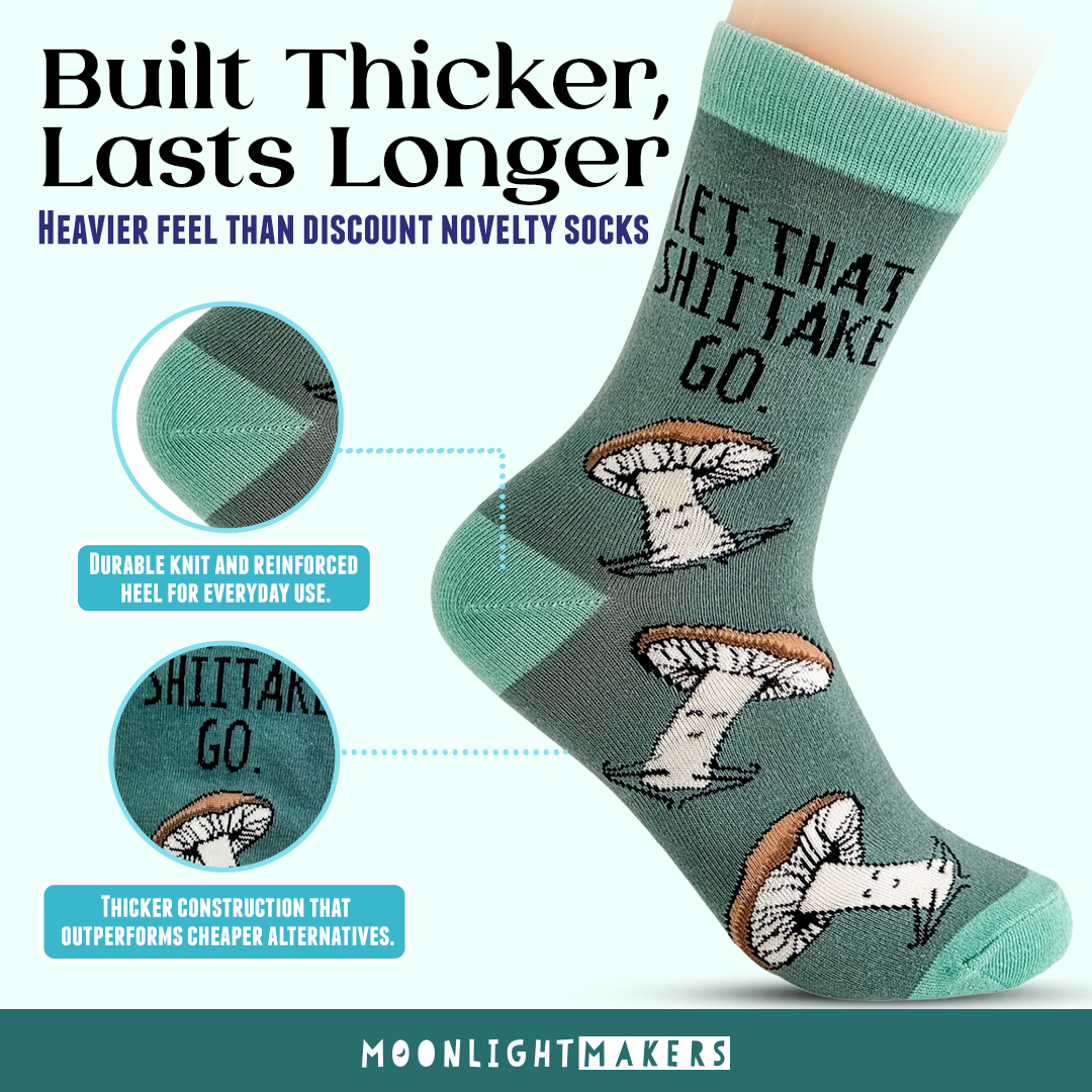 Let That Shiitake Go Funny Socks
