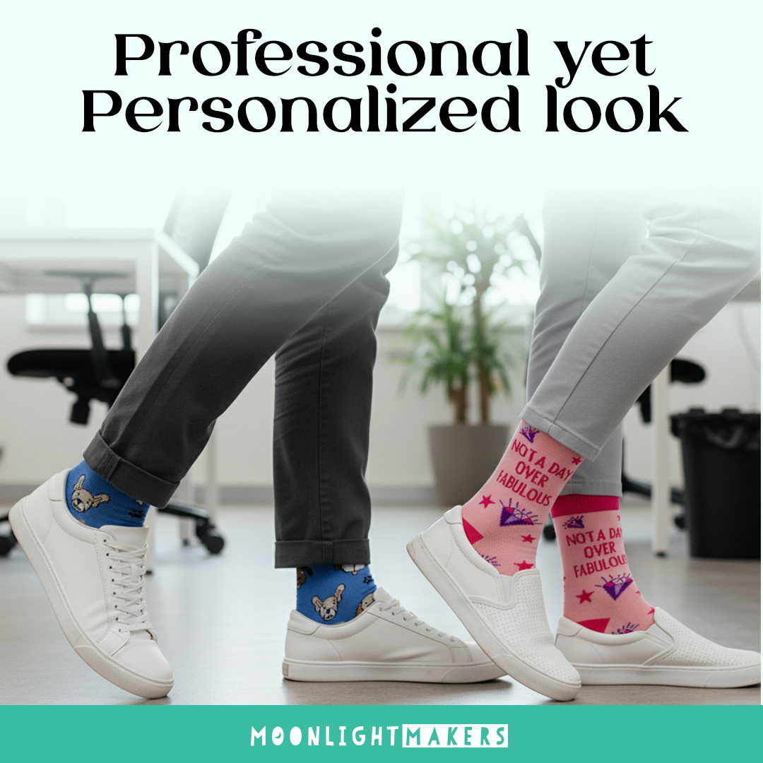 Leave Me Alone I'm Reading Funny Knit Socks