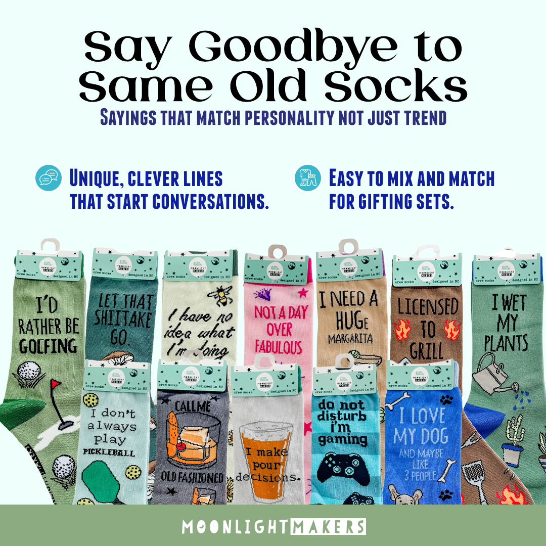 I'd Rather Be Golfing Knit Socks