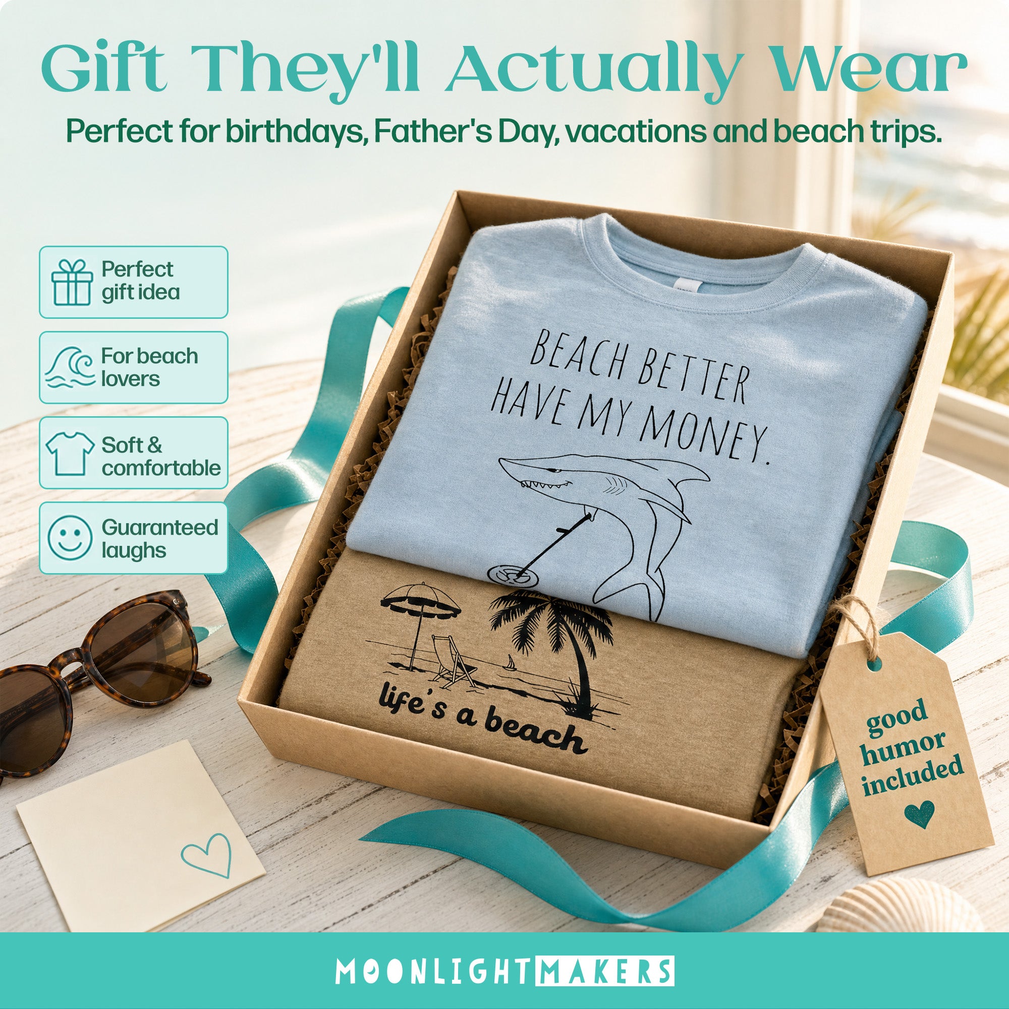 Beach Better Have My Money (Shark) - Men's / Unisex Tee