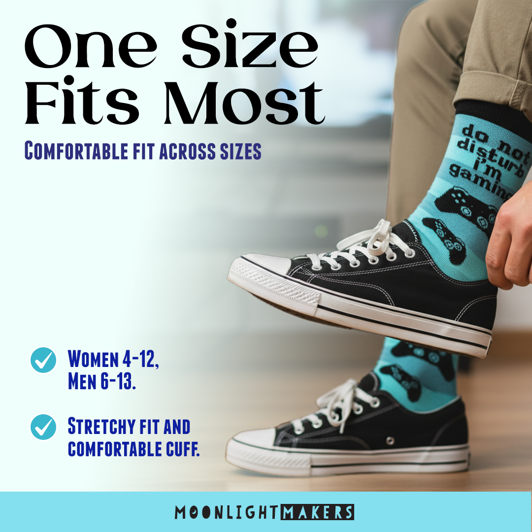 SALE Leave Me Alone I'm Gaming Funny Socks