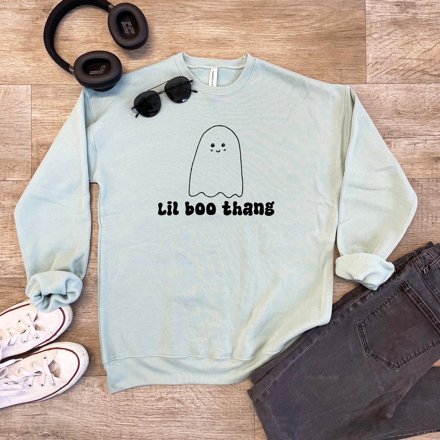 Lil Boo Thang - Unisex Sweatshirt - Heather Gray, Dusty Blue, Mauve, or Gold