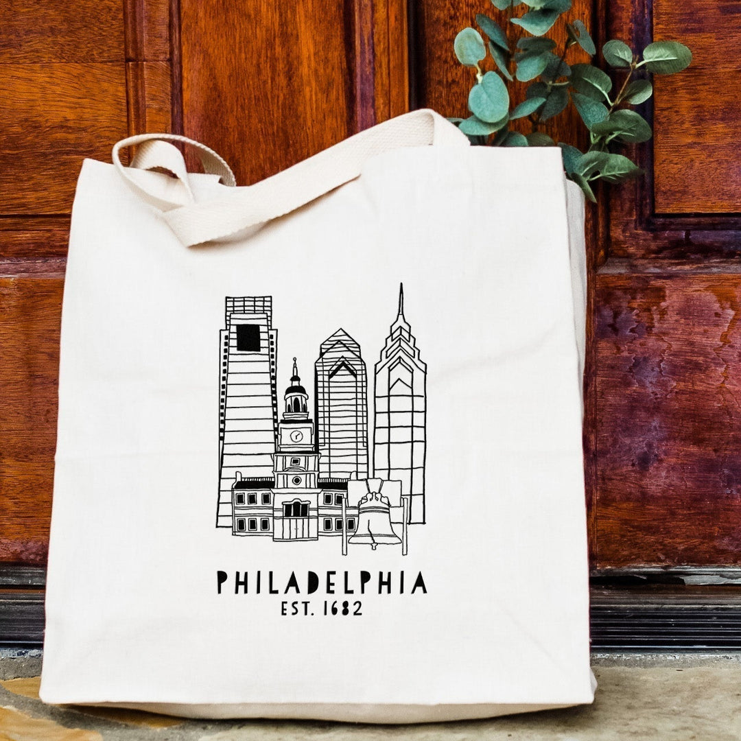 Downtown Philadelphia, PA - Tote Bag
