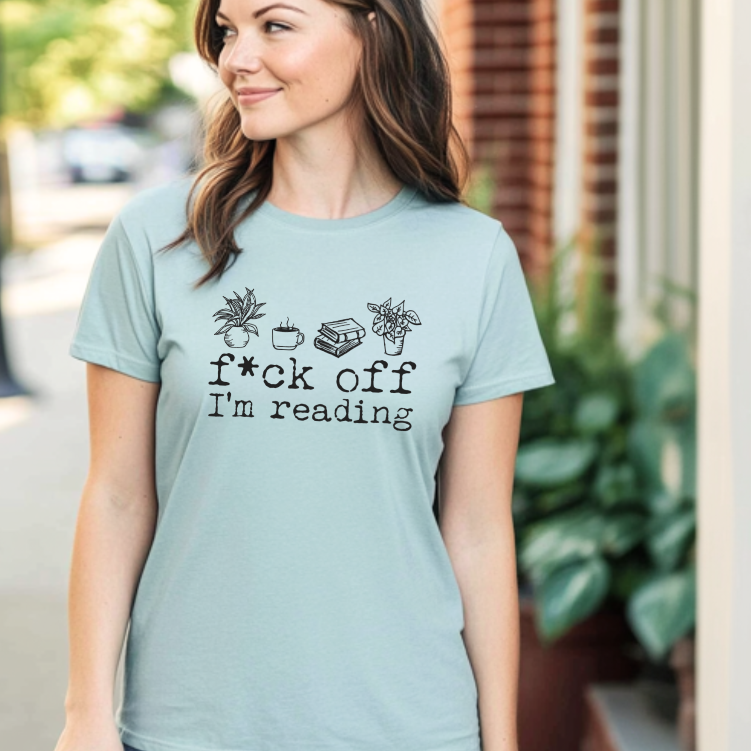 F*ck Off I'm Reading - Women's Crew Tee