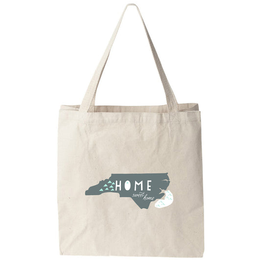 a tote bag with the state of rhode on it