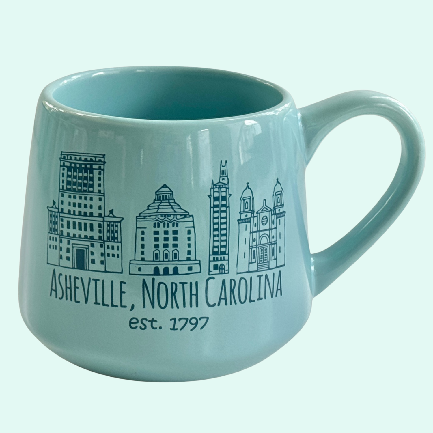 Downtown Asheville 16oz Ceramic Mug