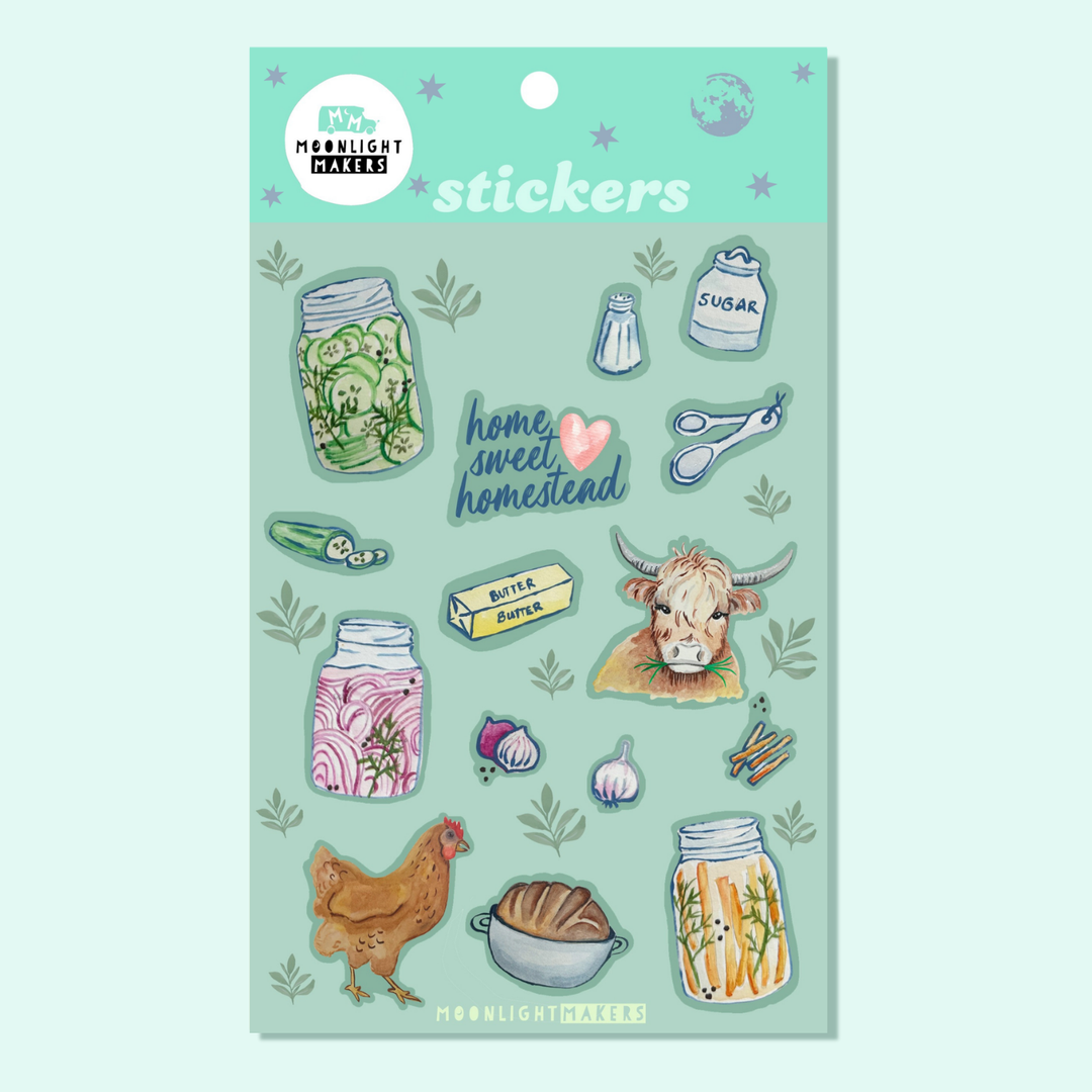 SALE Home Sweet Homestead Sticker Sheet
