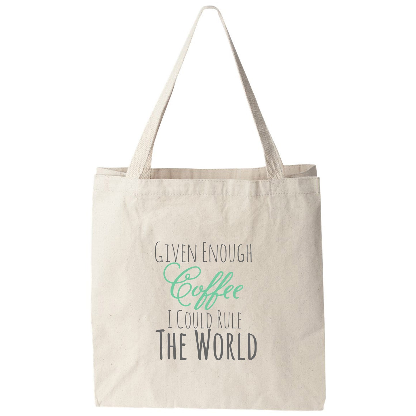 a tote bag with a quote on it