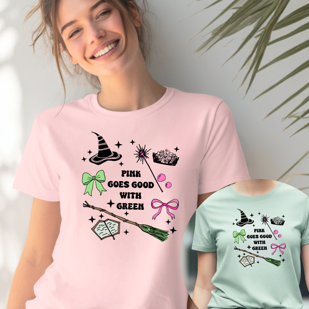Pink Goes Good With Green - Wicked Inspired Men's / Unisex Tee