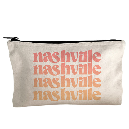 a white bag with the words nashville on it