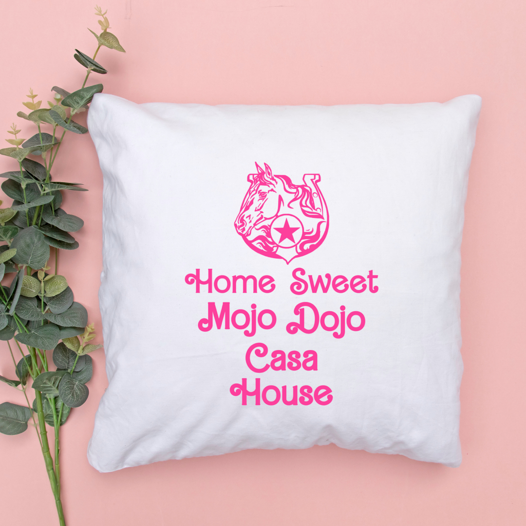 SALE Home Sweet Mojo Dojo Casa House Throw Pillow - MoonlightMakers