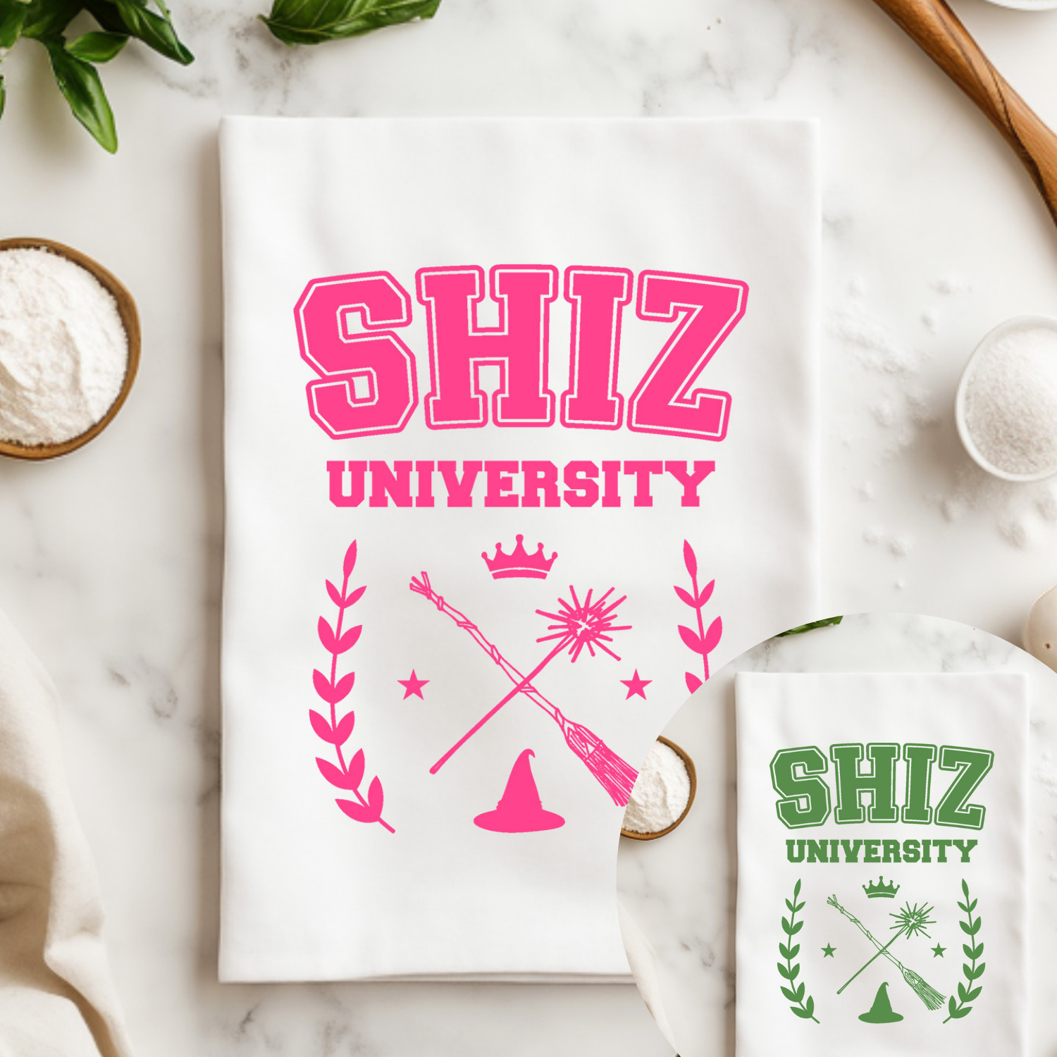 Full Color Wicked Inspired Kitchen Towel - Shiz University