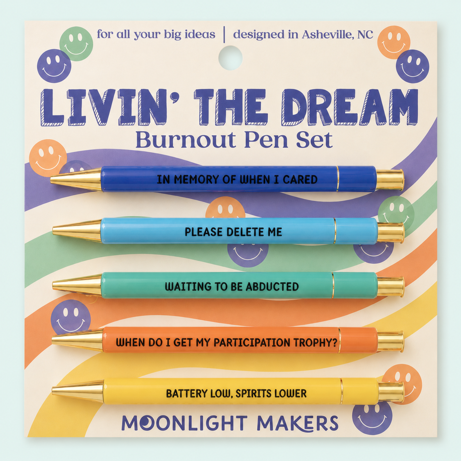 Livin' The Dream Burnout - Pen Set